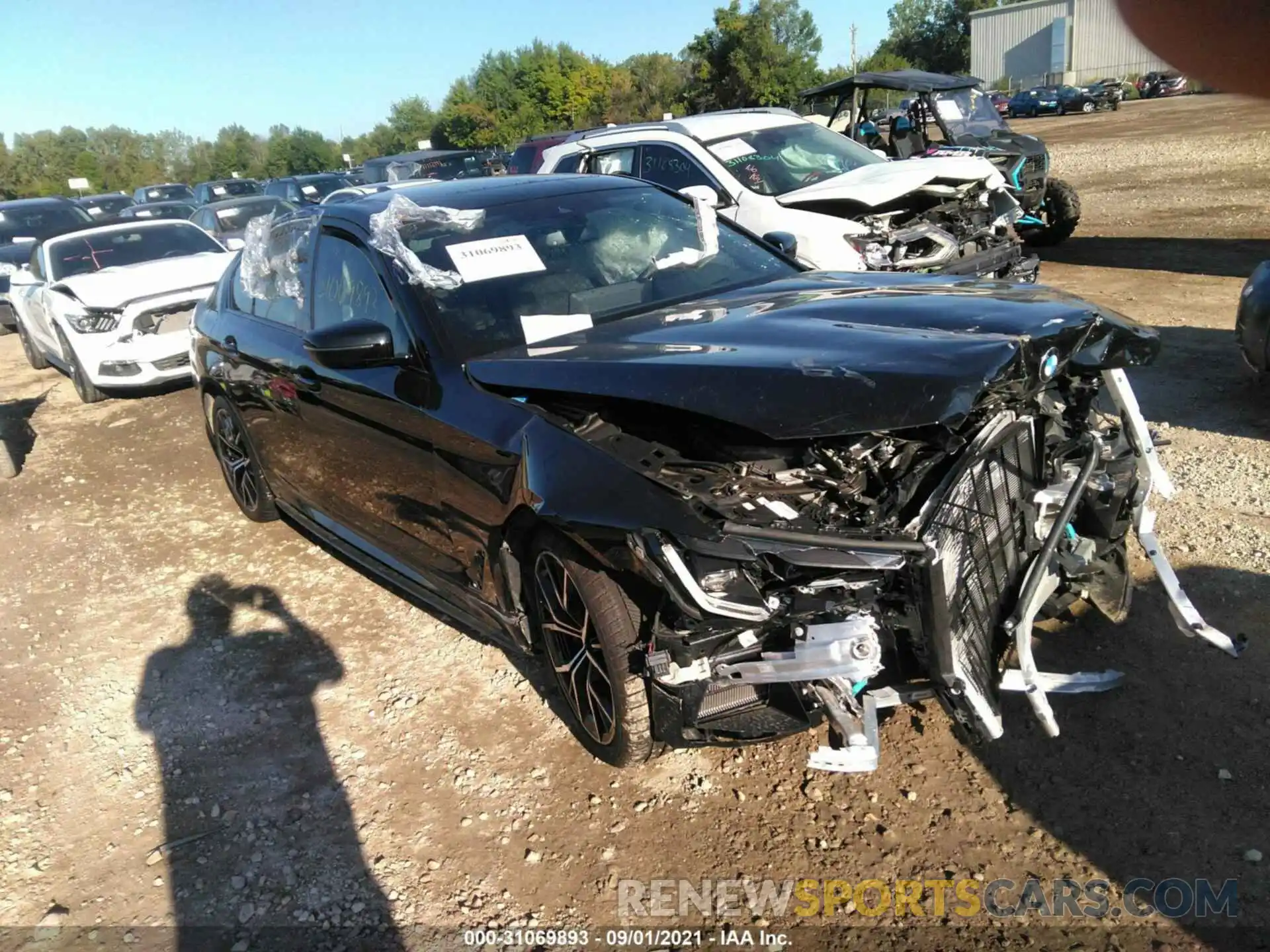 1 Photograph of a damaged car WBA73BJ02MWX24577 BMW 5 SERIES 2021