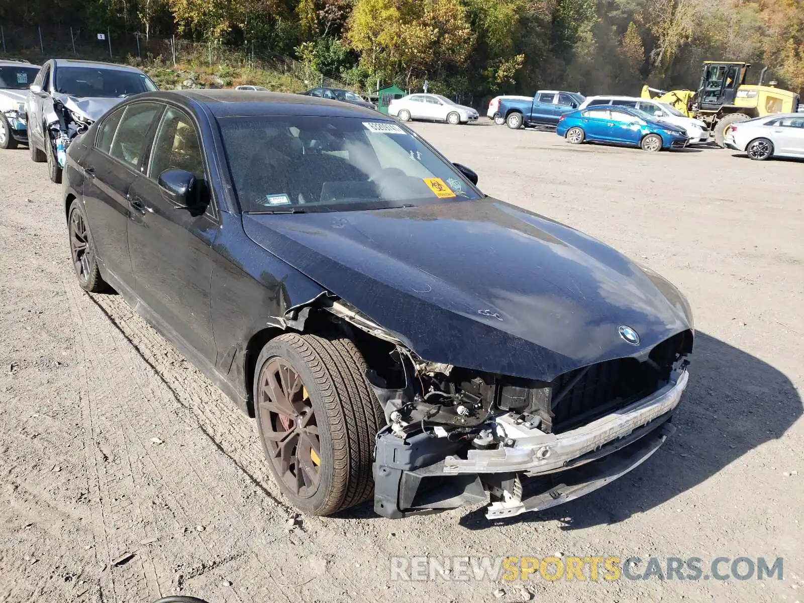 1 Photograph of a damaged car WBA73BJ04MCF44439 BMW 5 SERIES 2021