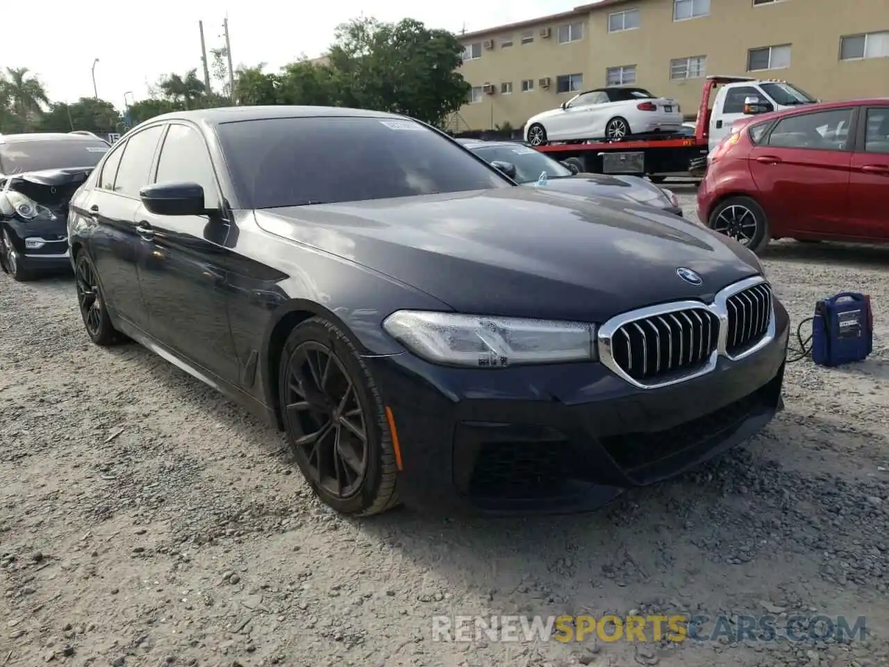 1 Photograph of a damaged car WBA73BJ04MCF54906 BMW 5 SERIES 2021