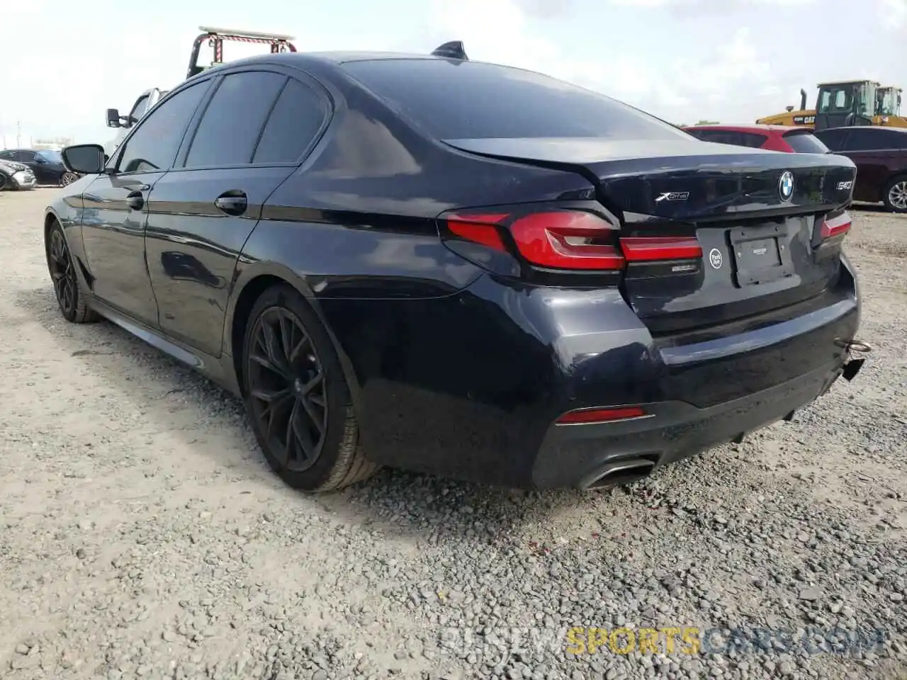 3 Photograph of a damaged car WBA73BJ04MCF54906 BMW 5 SERIES 2021