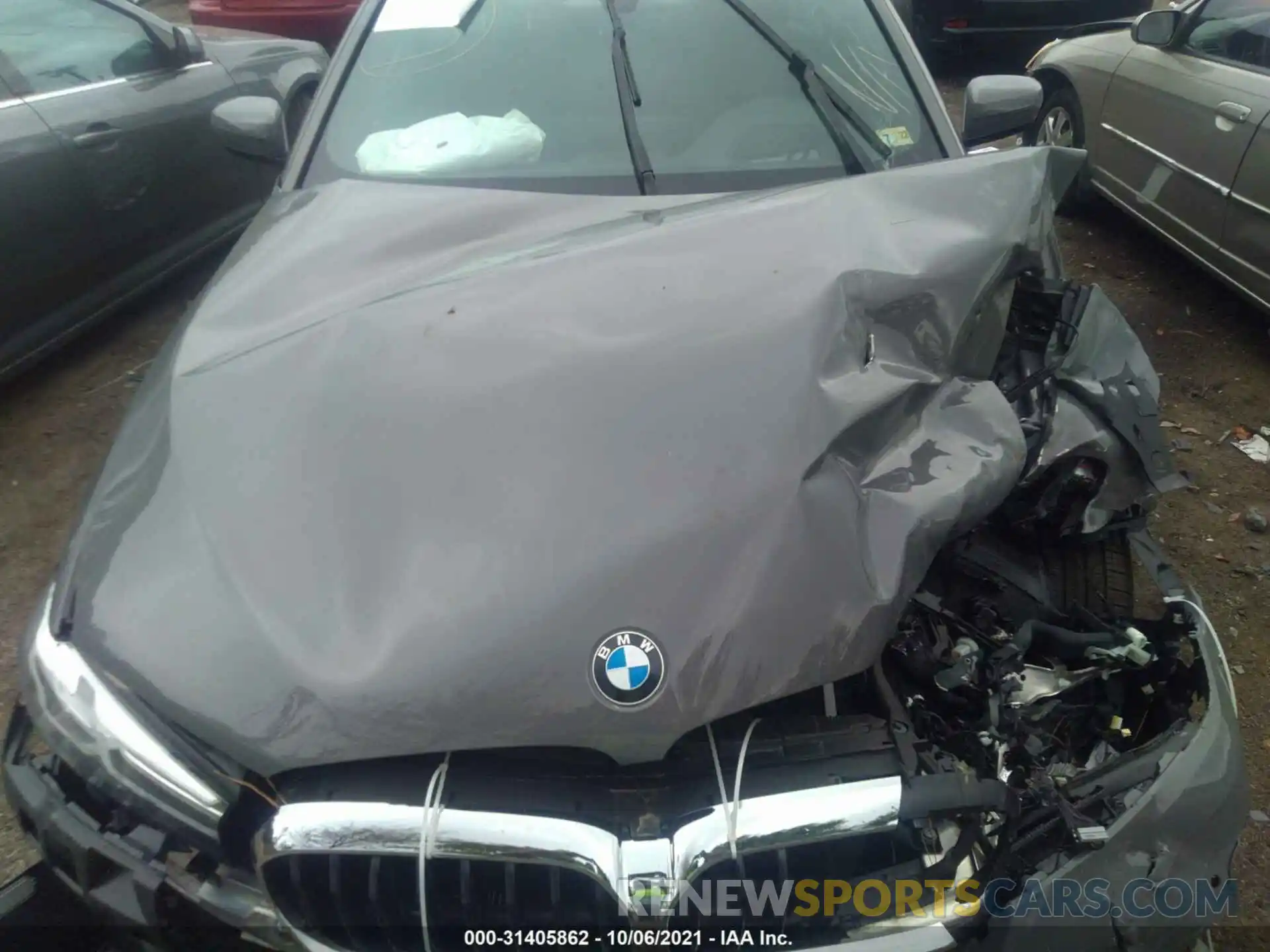 10 Photograph of a damaged car WBA73BJ04MWX32258 BMW 5 SERIES 2021