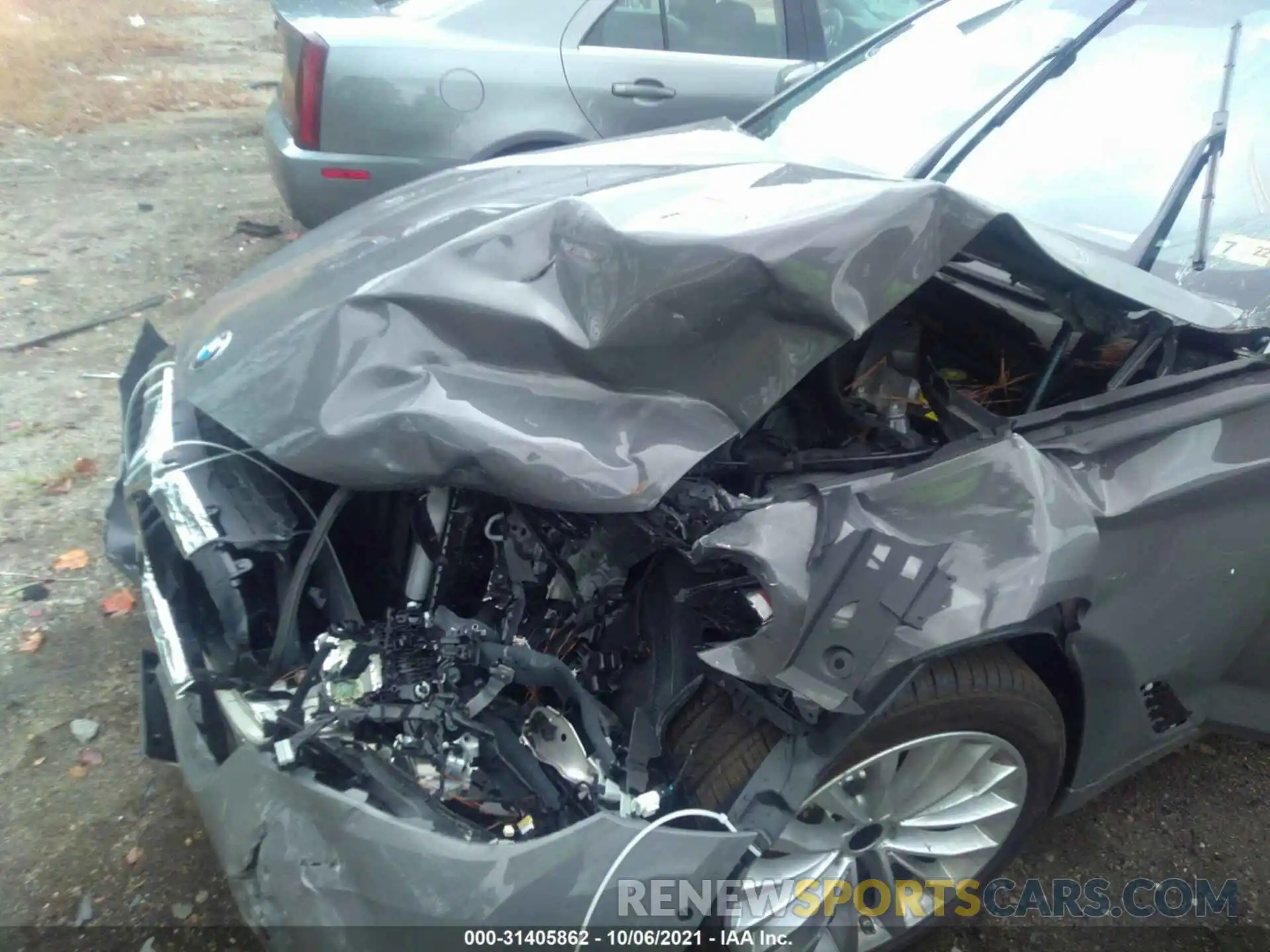 6 Photograph of a damaged car WBA73BJ04MWX32258 BMW 5 SERIES 2021