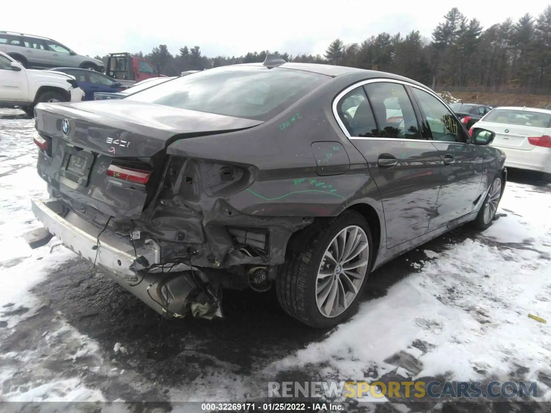 6 Photograph of a damaged car WBA73BJ06MCF27707 BMW 5 SERIES 2021