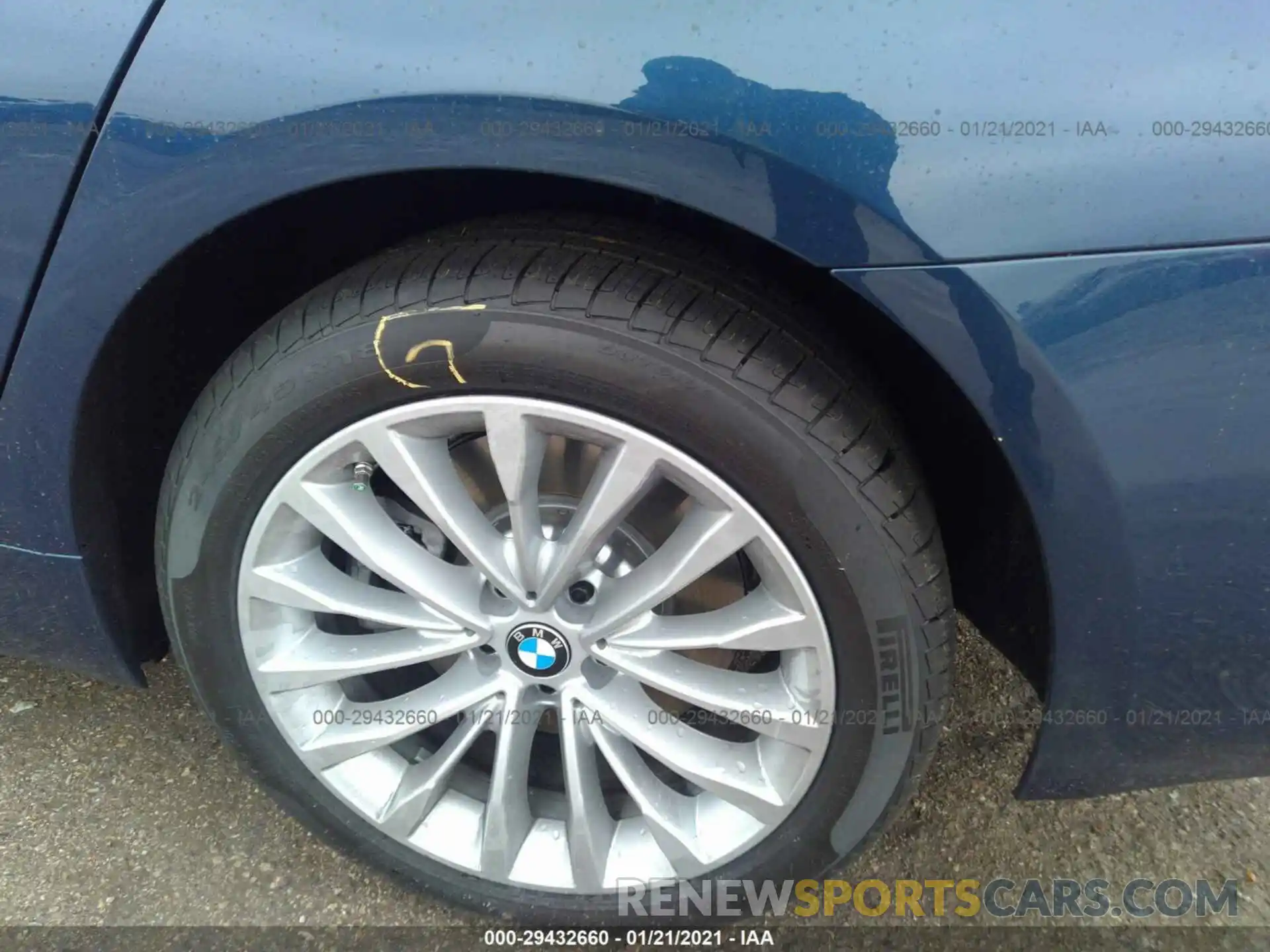 13 Photograph of a damaged car WBA73BJ06MWW96850 BMW 5 SERIES 2021