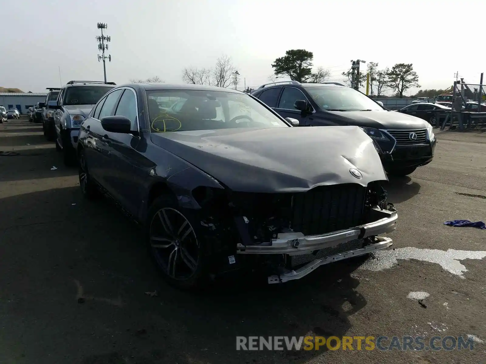 1 Photograph of a damaged car WBA73BJ07MCF53474 BMW 5 SERIES 2021