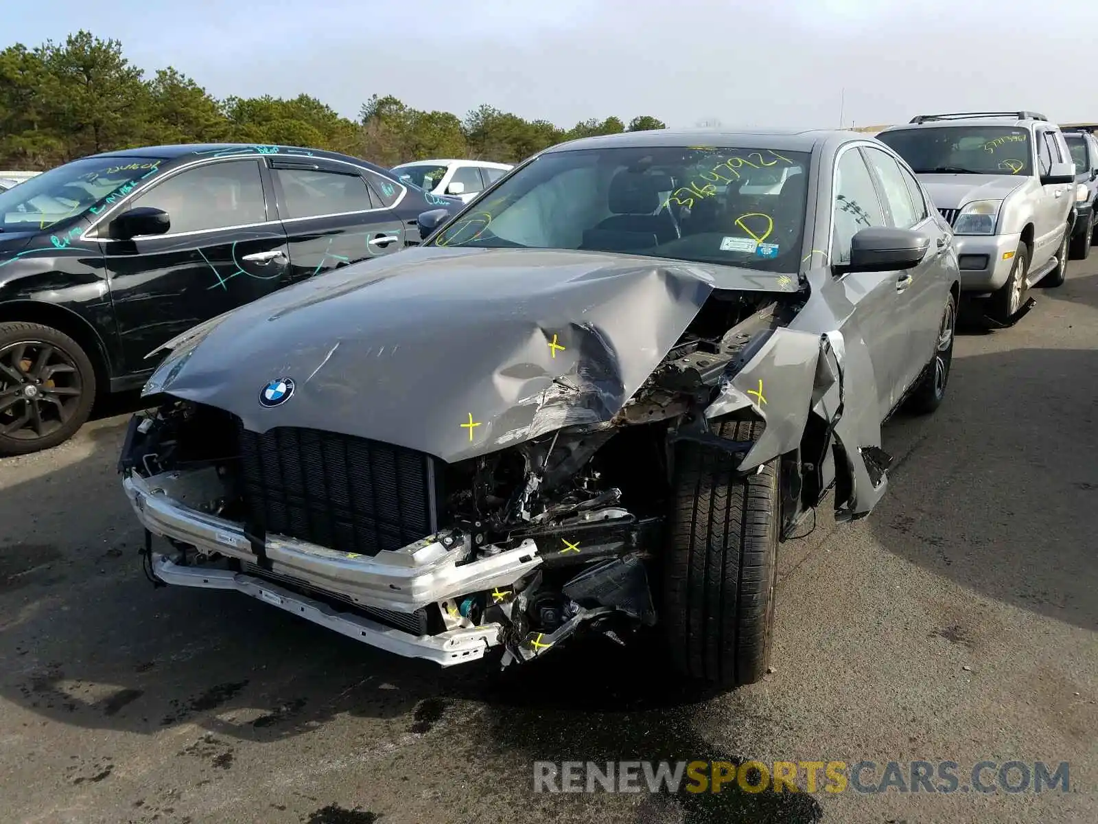 2 Photograph of a damaged car WBA73BJ07MCF53474 BMW 5 SERIES 2021