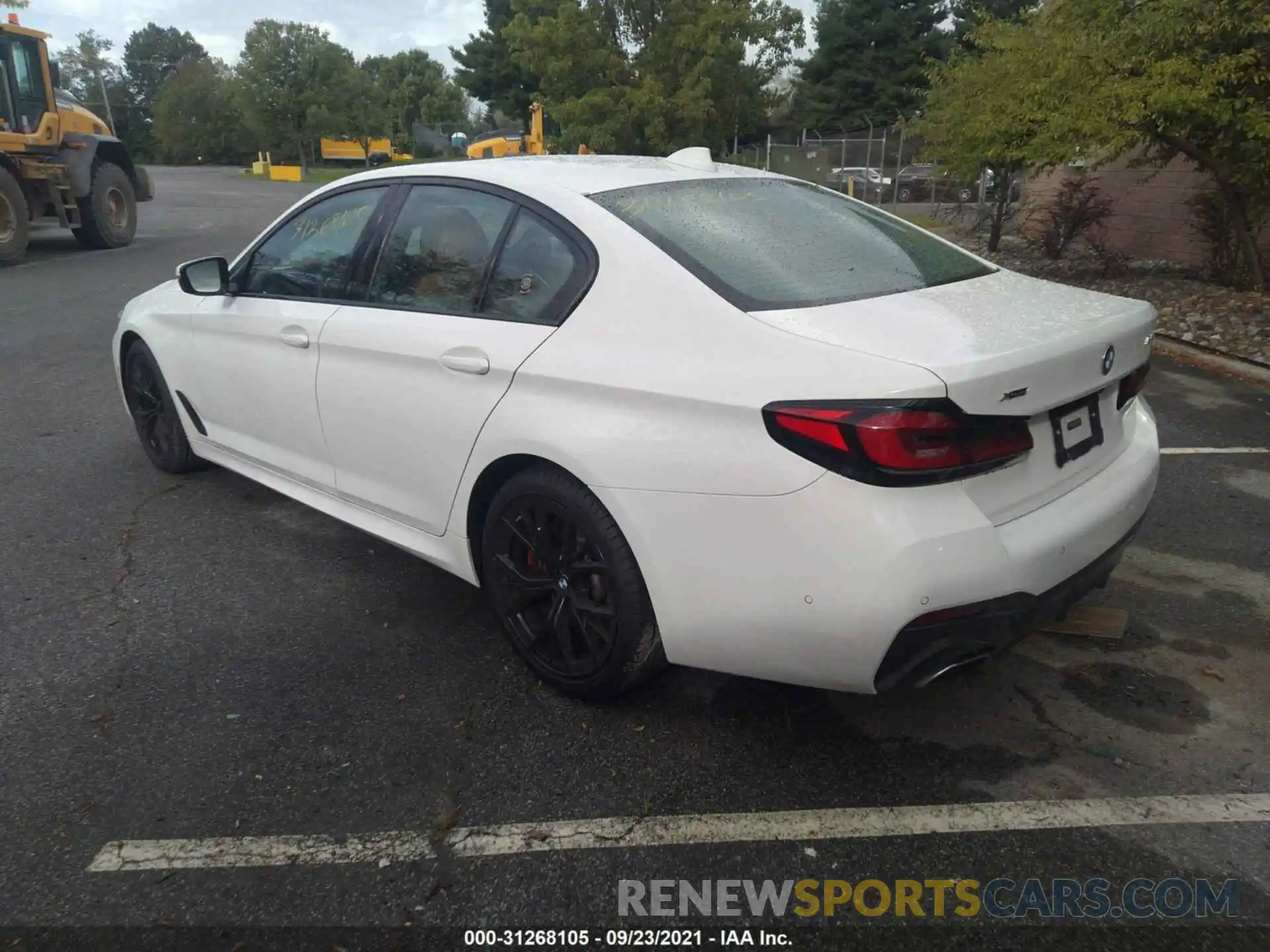 3 Photograph of a damaged car WBA73BJ07MWW90393 BMW 5 SERIES 2021