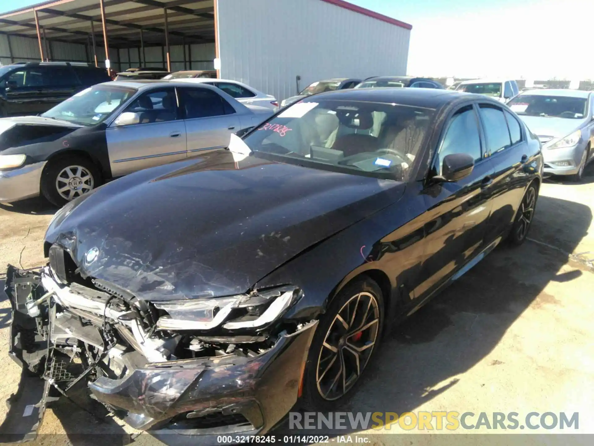 6 Photograph of a damaged car WBA73BJ09MWW89391 BMW 5 SERIES 2021