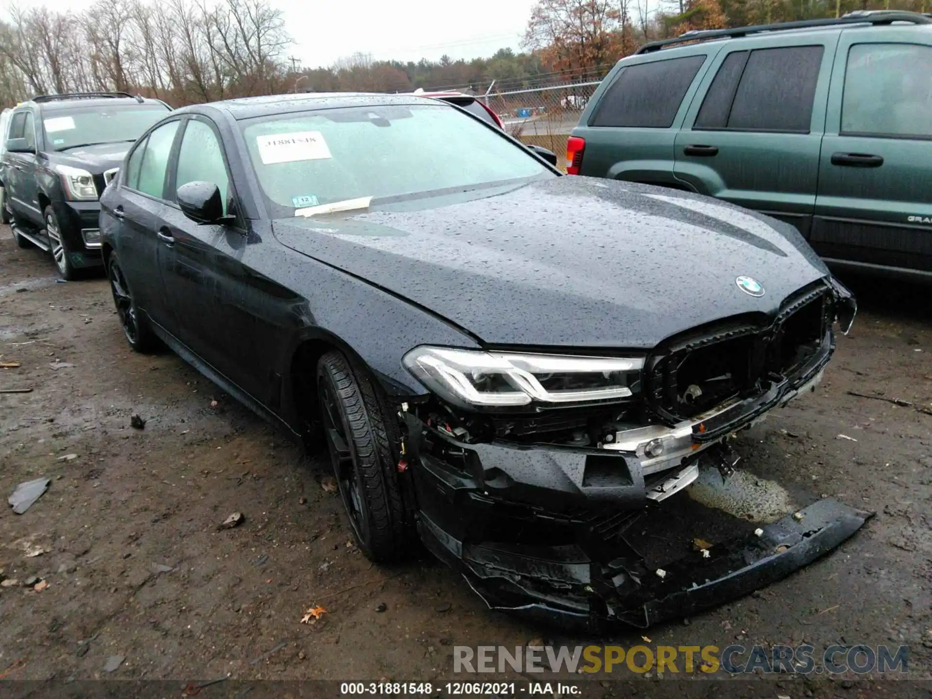 1 Photograph of a damaged car WBA73BJ0XMWW94244 BMW 5 SERIES 2021