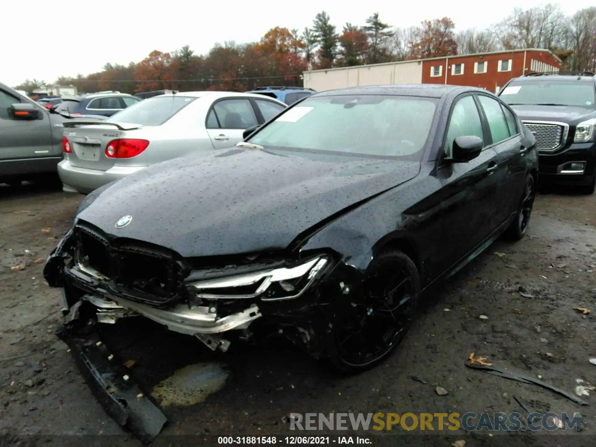 6 Photograph of a damaged car WBA73BJ0XMWW94244 BMW 5 SERIES 2021