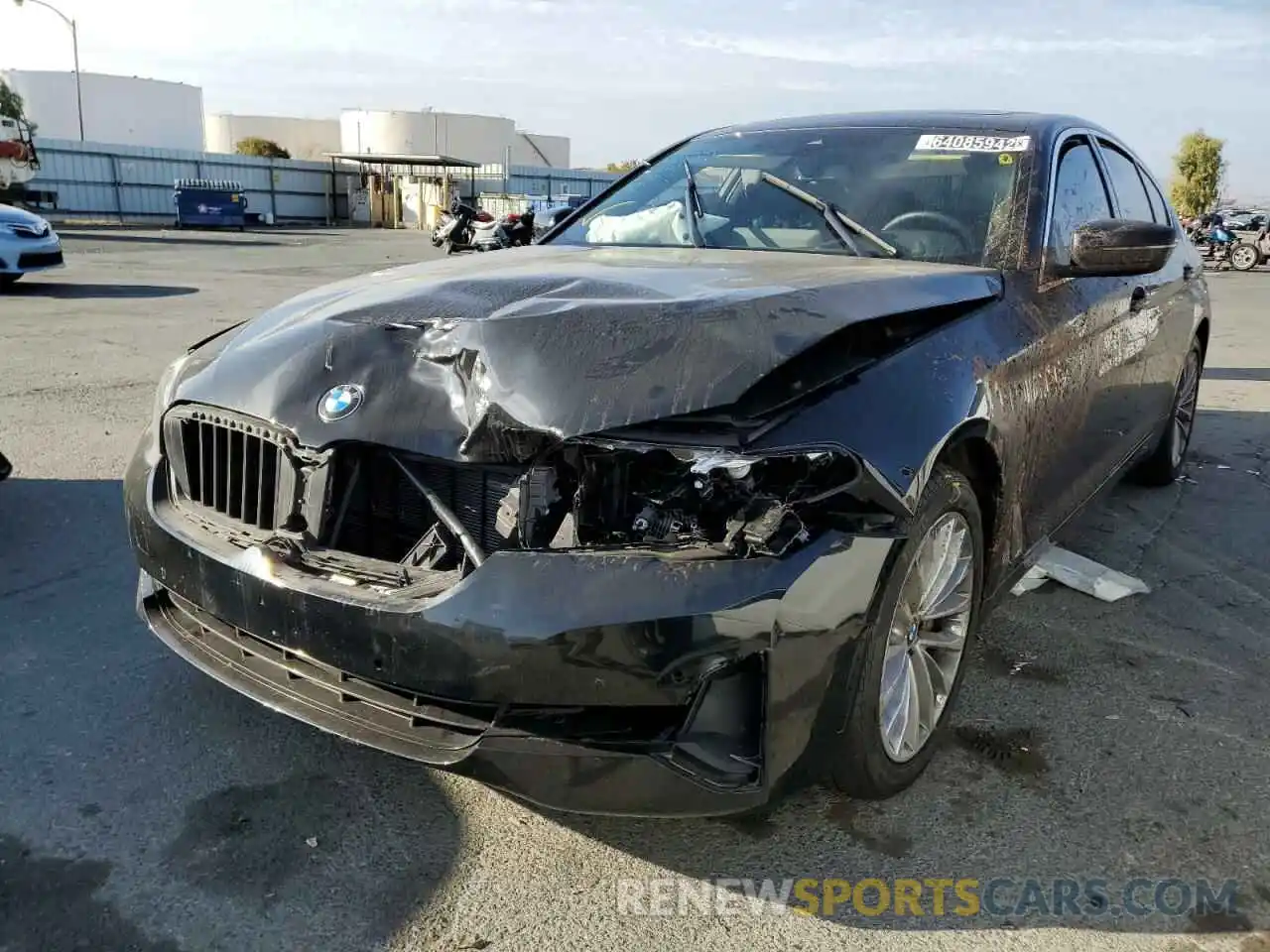 2 Photograph of a damaged car WBA13BJ00NCJ18476 BMW 5 SERIES 2022