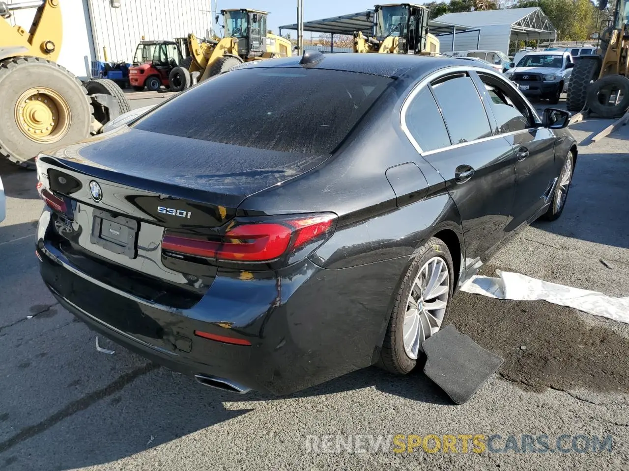 4 Photograph of a damaged car WBA13BJ00NCJ18476 BMW 5 SERIES 2022