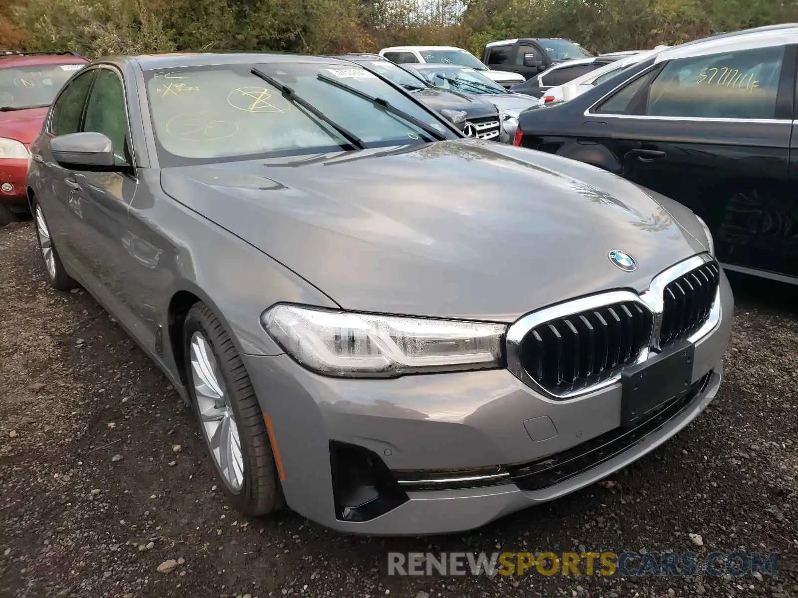 1 Photograph of a damaged car WBA13BJ01NWX41345 BMW 5 SERIES 2022