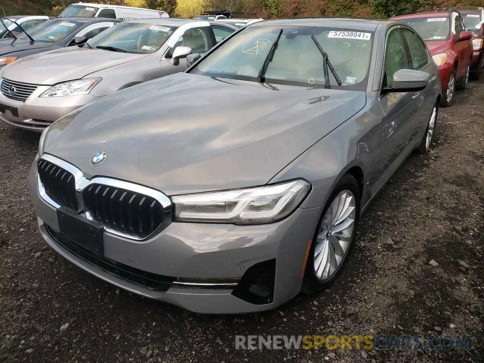 2 Photograph of a damaged car WBA13BJ01NWX41345 BMW 5 SERIES 2022