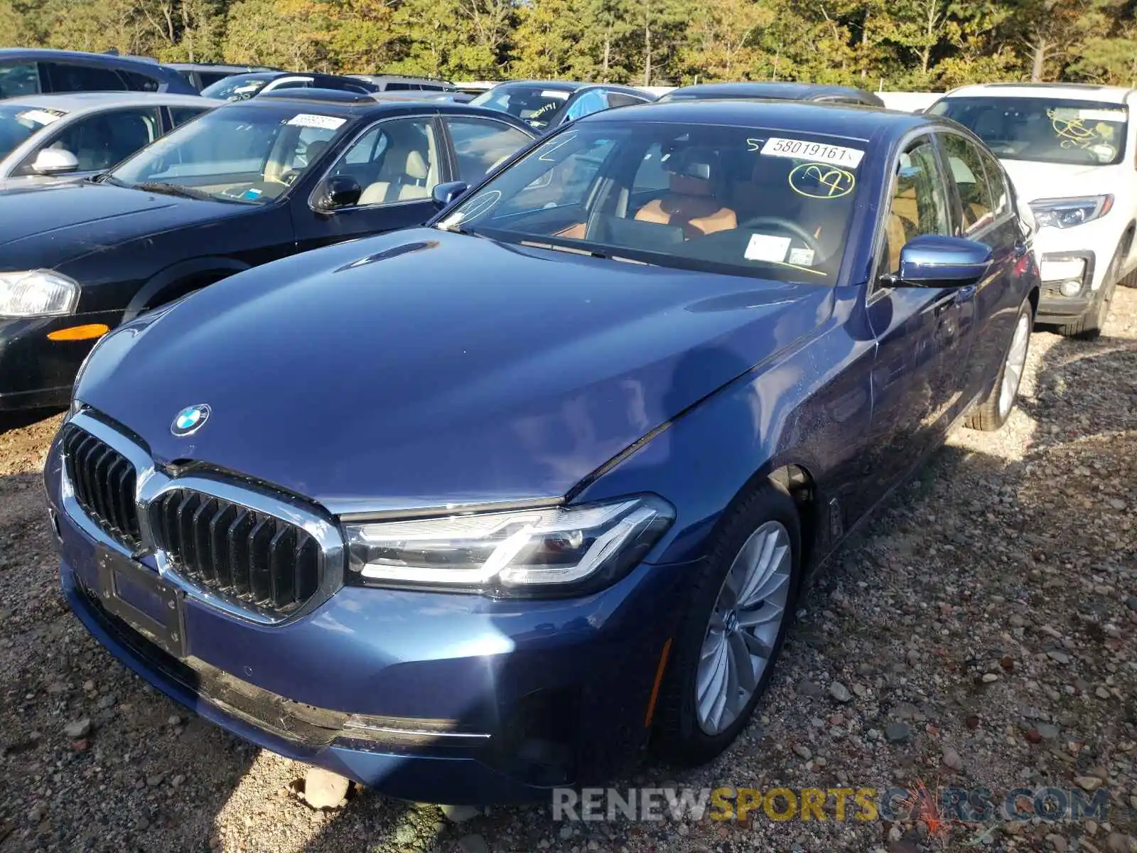 2 Photograph of a damaged car WBA13BJ03NWX41623 BMW 5 SERIES 2022