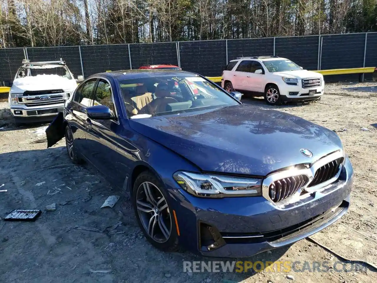 1 Photograph of a damaged car WBA13BJ07NCJ01559 BMW 5 SERIES 2022