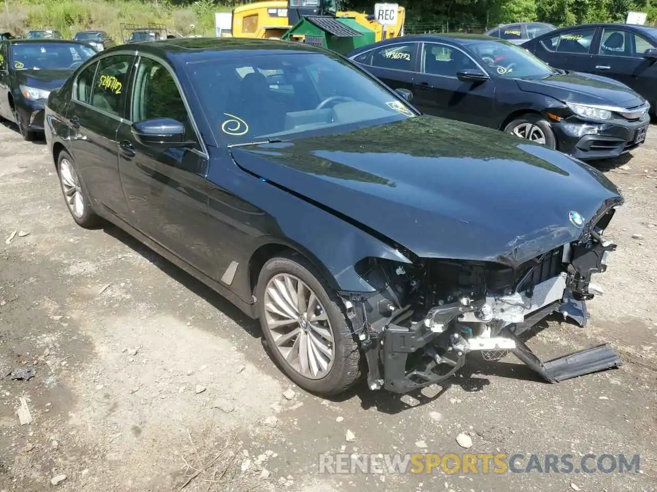 1 Photograph of a damaged car WBA13BJ0XNCJ58743 BMW 5 SERIES 2022