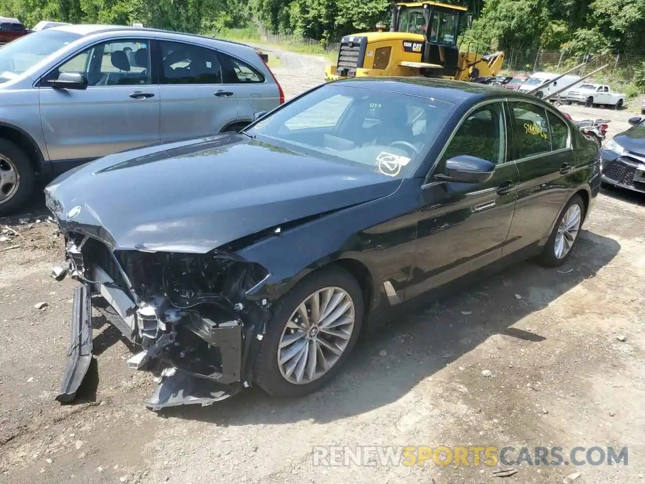 2 Photograph of a damaged car WBA13BJ0XNCJ58743 BMW 5 SERIES 2022