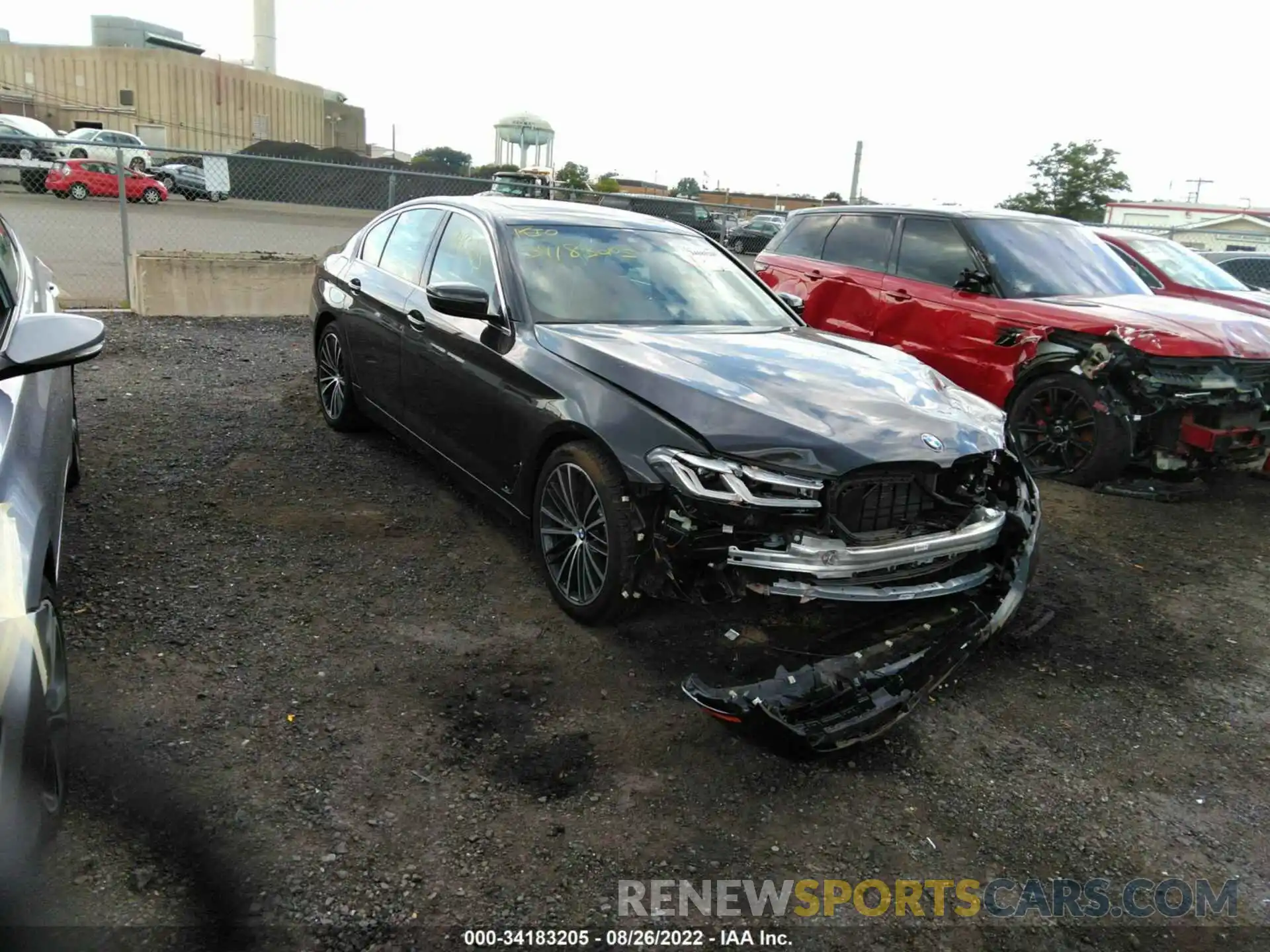 1 Photograph of a damaged car WBA13BJ0XNCK10940 BMW 5 SERIES 2022