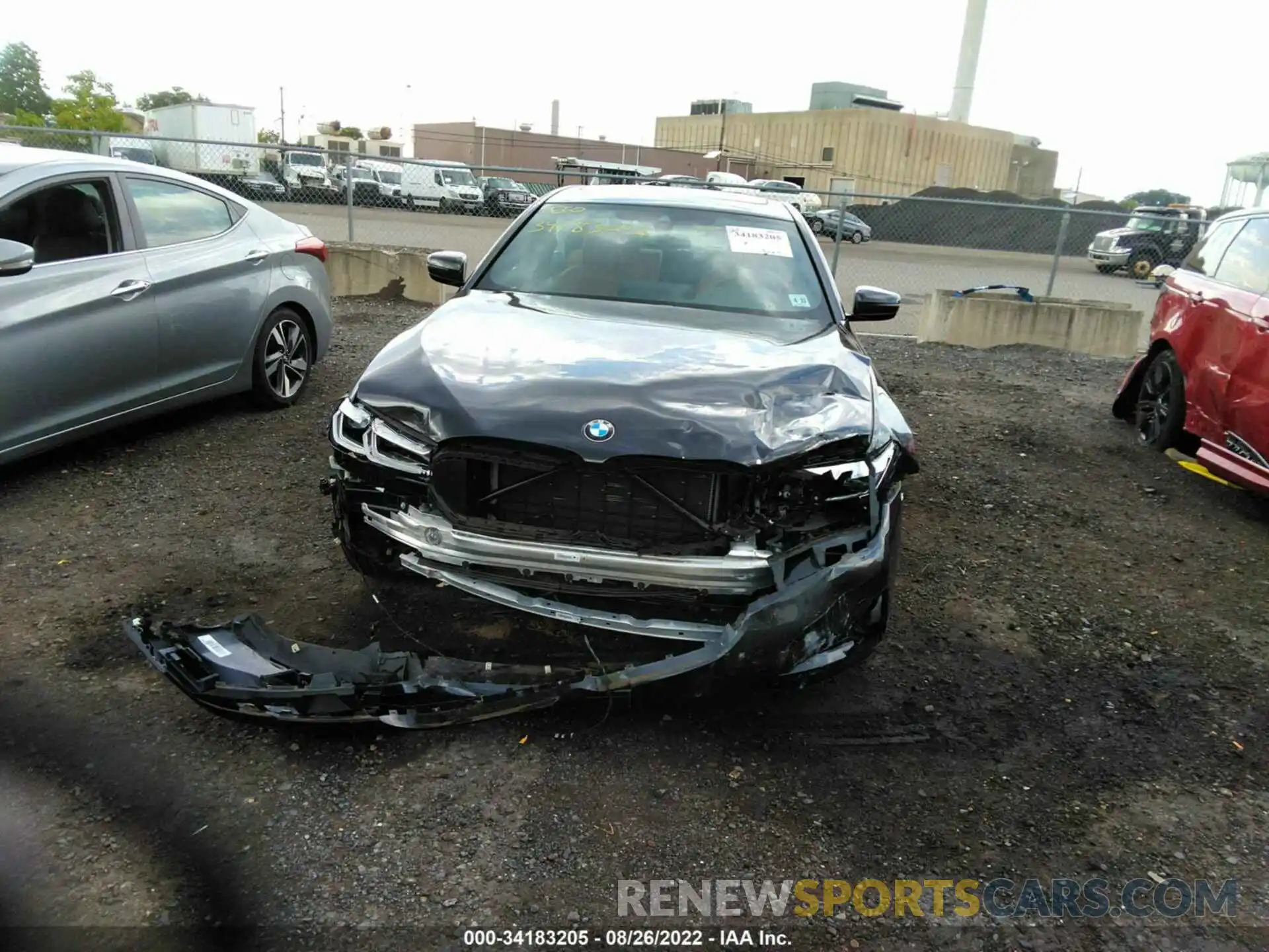 6 Photograph of a damaged car WBA13BJ0XNCK10940 BMW 5 SERIES 2022