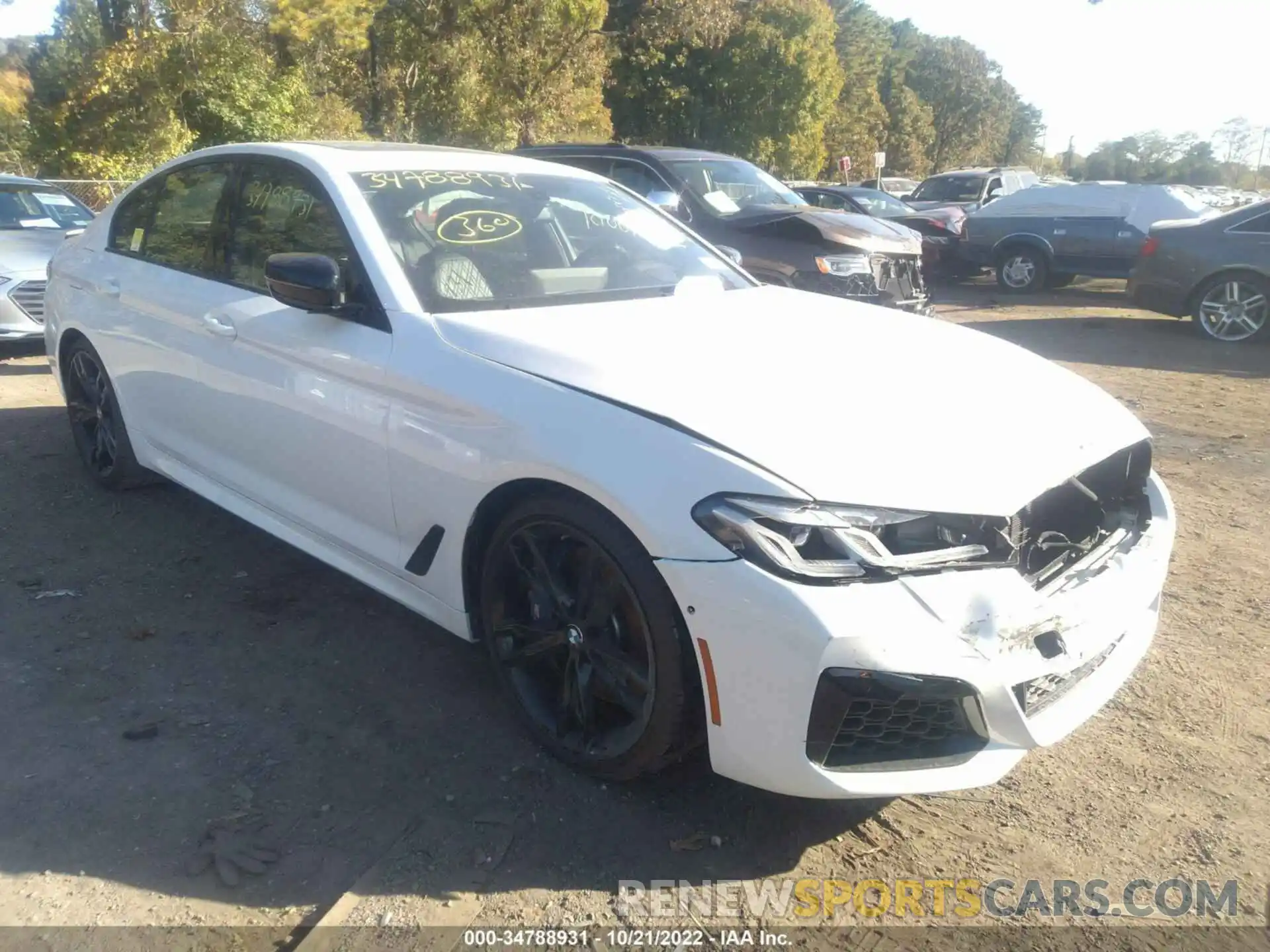 1 Photograph of a damaged car WBA13BK04NCH84077 BMW 5 SERIES 2022