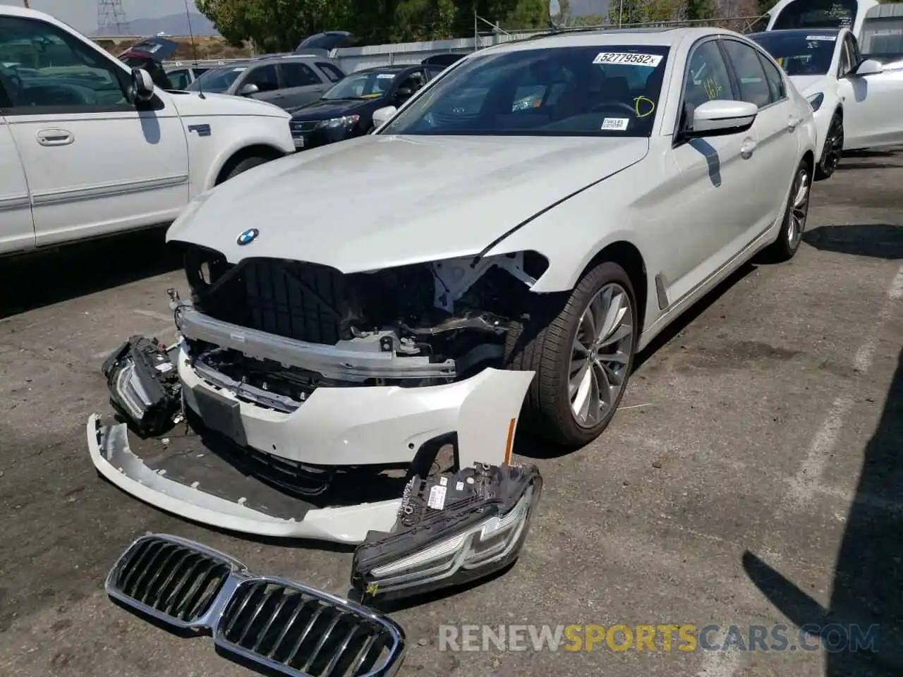 2 Photograph of a damaged car WBA53BH00NCJ48620 BMW 5 SERIES 2022