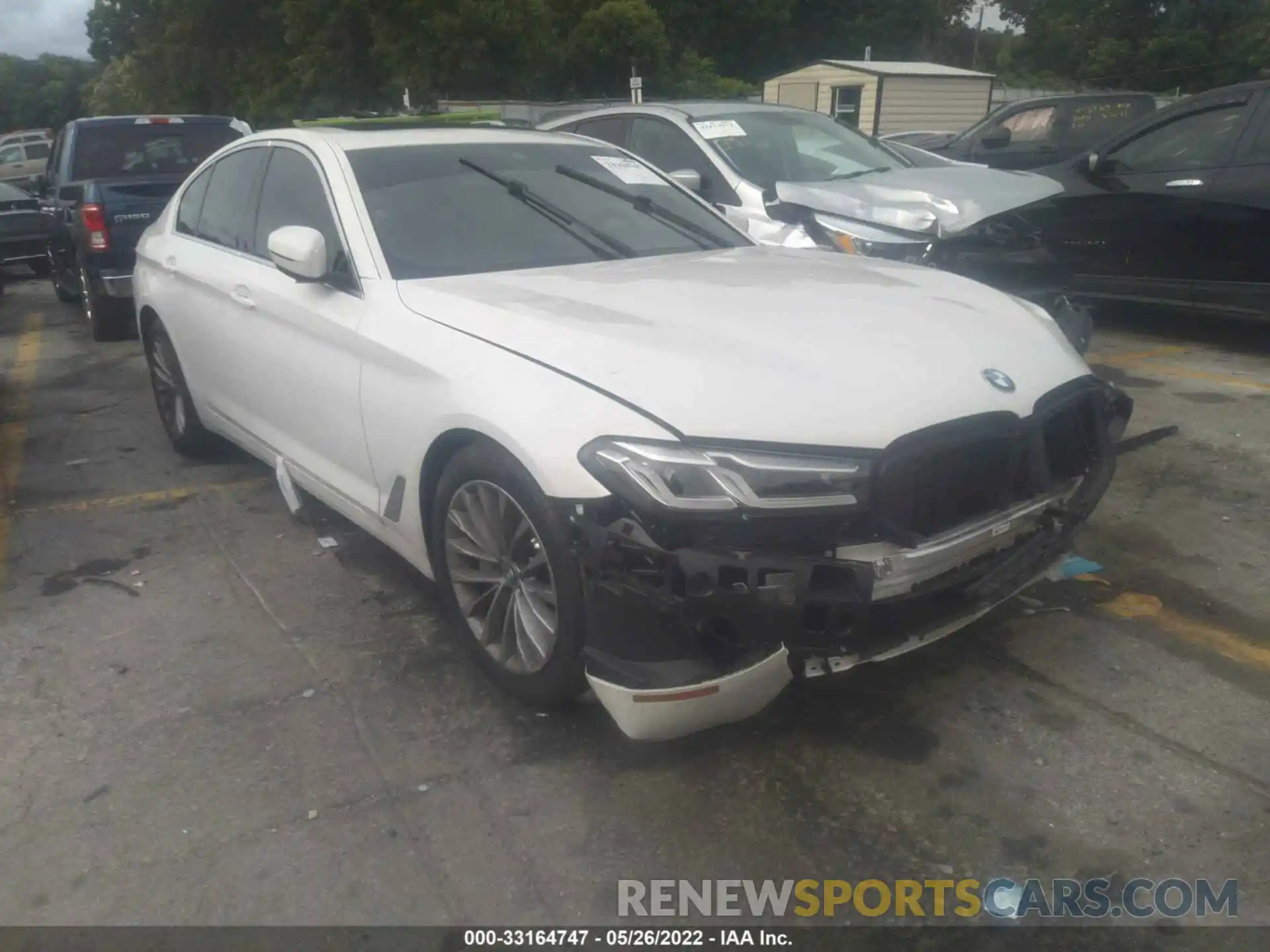 1 Photograph of a damaged car WBA53BH01NWX39747 BMW 5 SERIES 2022