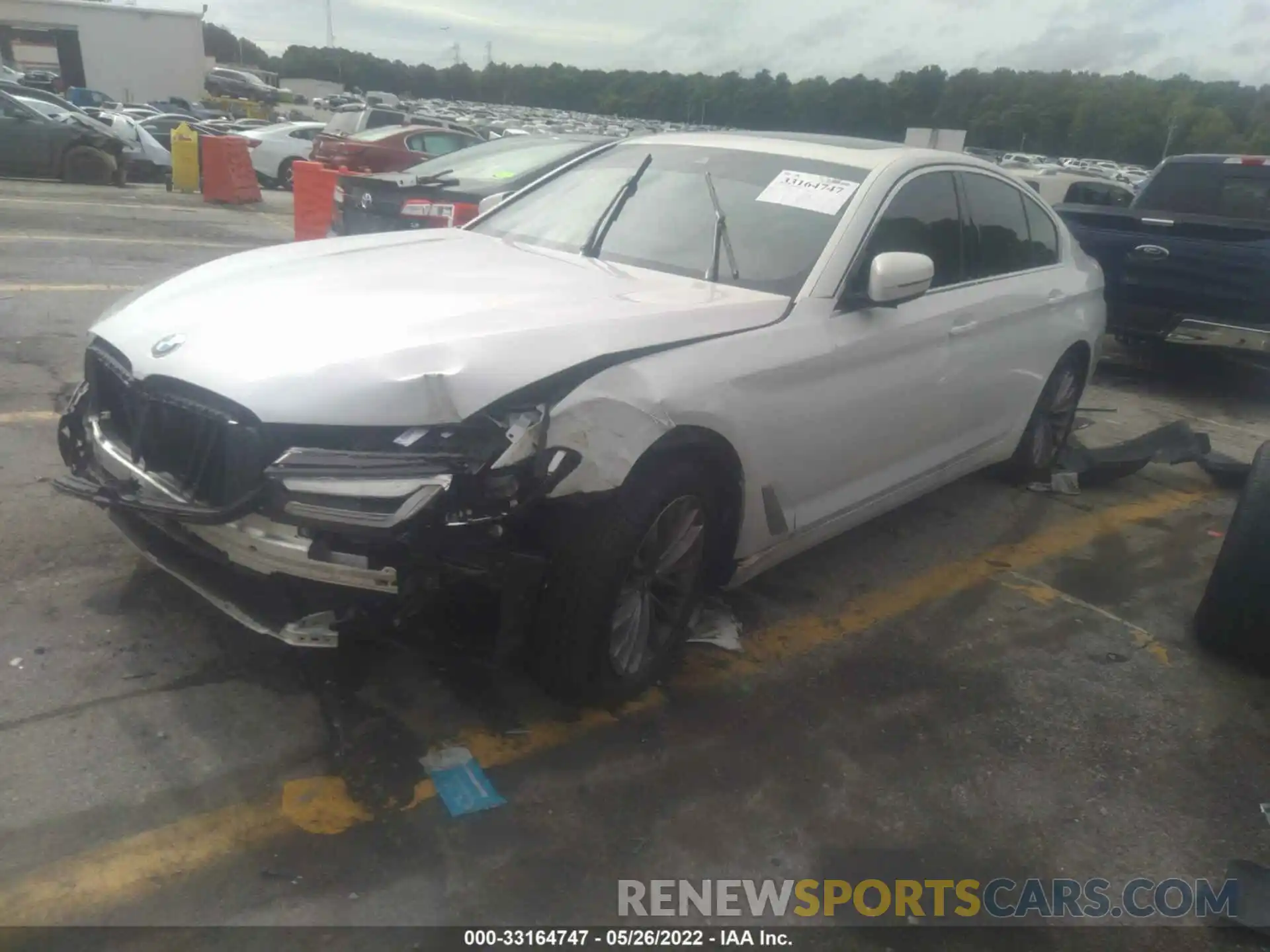 2 Photograph of a damaged car WBA53BH01NWX39747 BMW 5 SERIES 2022