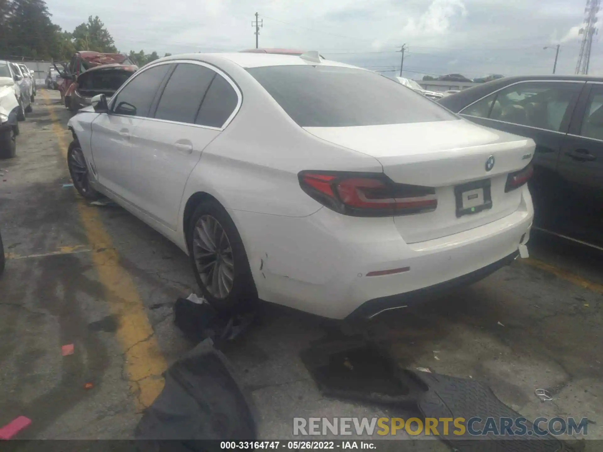 3 Photograph of a damaged car WBA53BH01NWX39747 BMW 5 SERIES 2022