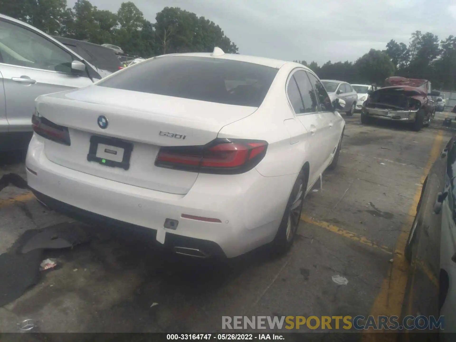 4 Photograph of a damaged car WBA53BH01NWX39747 BMW 5 SERIES 2022