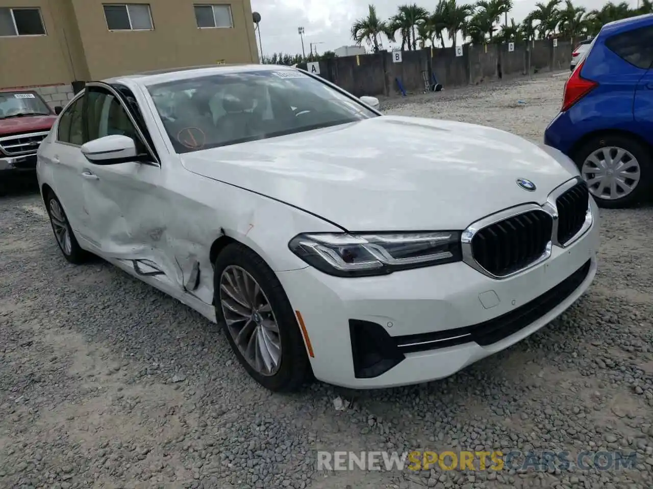 1 Photograph of a damaged car WBA53BH03NCJ23923 BMW 5 SERIES 2022