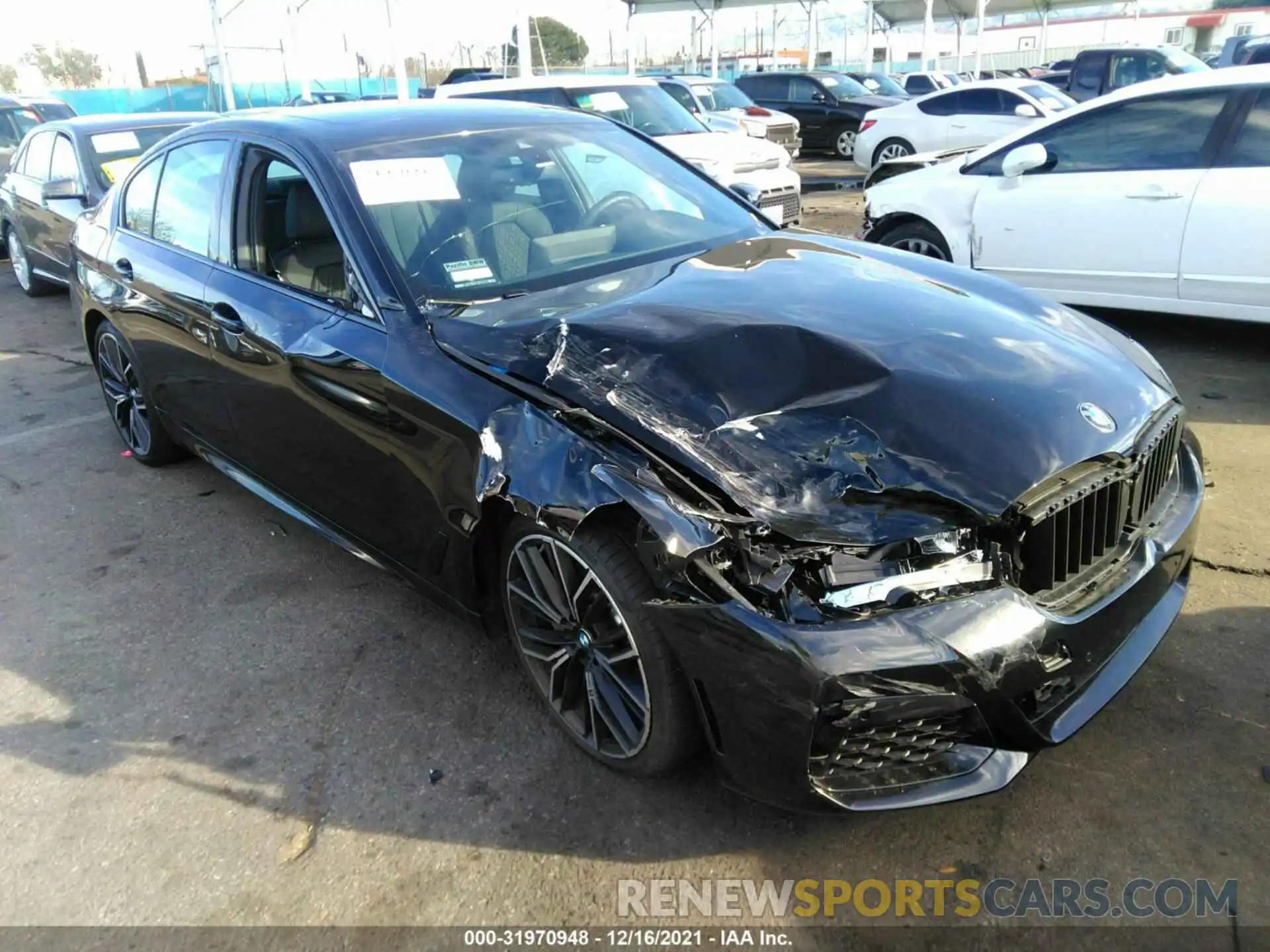 1 Photograph of a damaged car WBA53BH03NWX38860 BMW 5 SERIES 2022