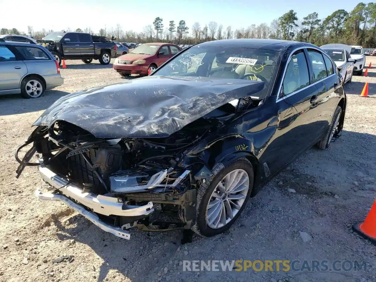 2 Photograph of a damaged car WBA53BH05NCJ23843 BMW 5 SERIES 2022