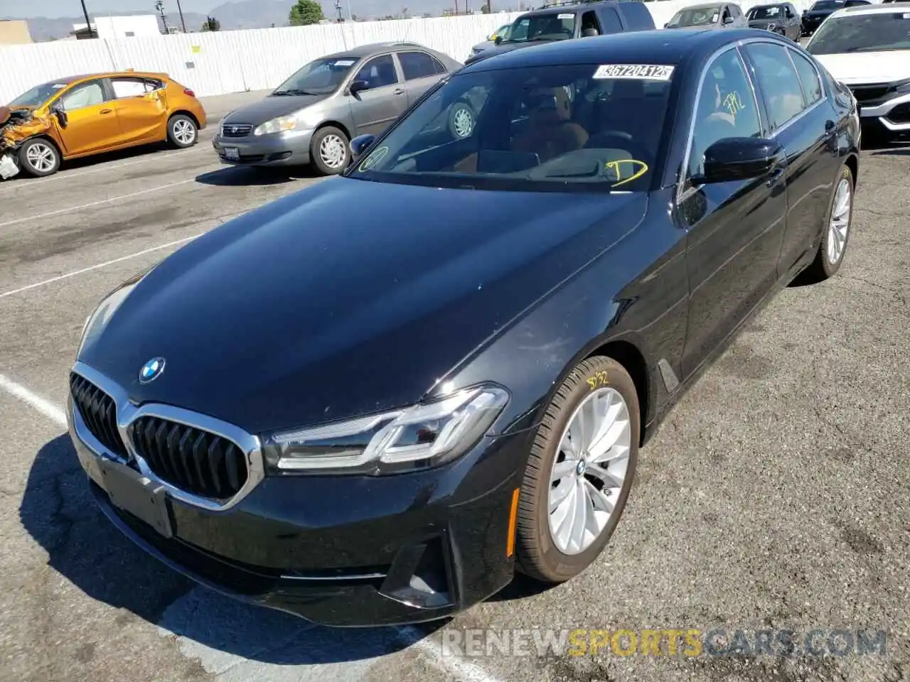 2 Фотография поврежденного автомобиля WBA53BH08NCH98833 BMW 5 SERIES 2022