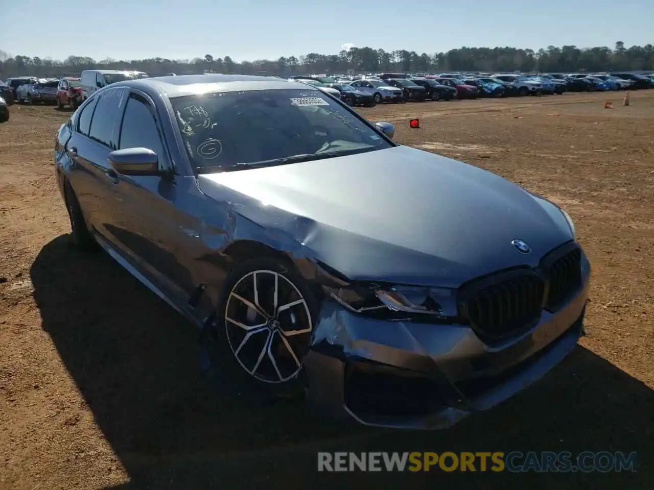 1 Photograph of a damaged car WBA53BH09NWX56330 BMW 5 SERIES 2022