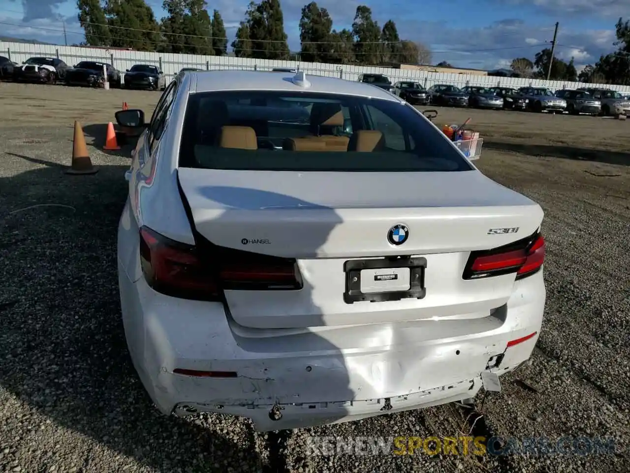 6 Photograph of a damaged car WBA53BH09NWX57123 BMW 5 SERIES 2022