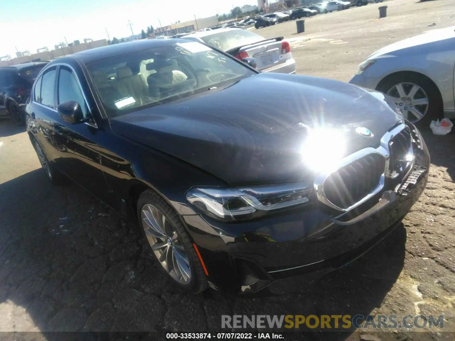 1 Photograph of a damaged car WBA53BJ02NCJ91690 BMW 5 SERIES 2022