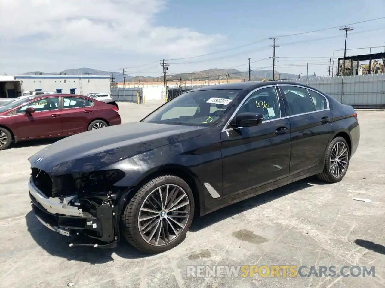 2 Photograph of a damaged car WBA53BJ05NCJ94518 BMW 5 SERIES 2022