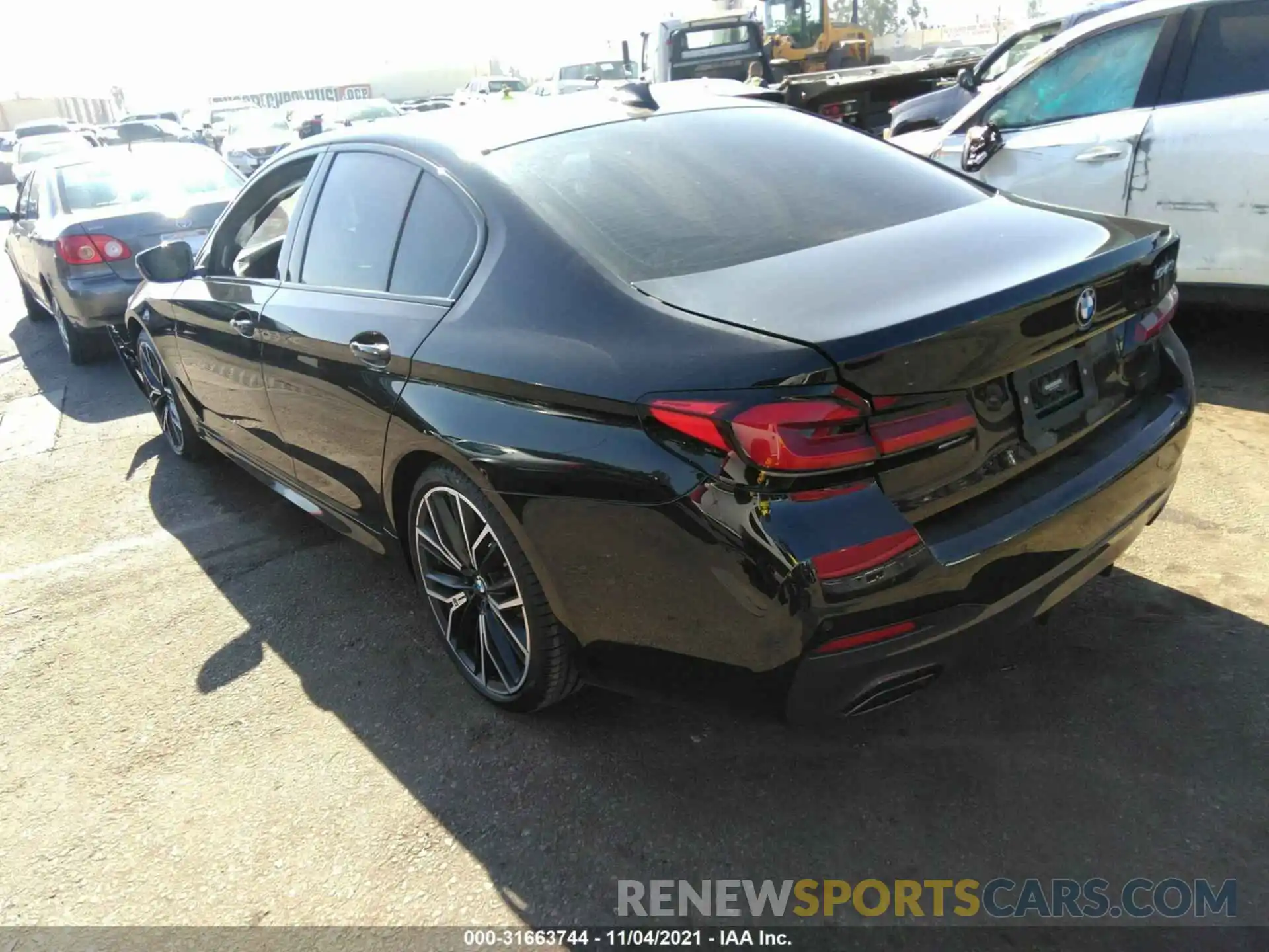 3 Photograph of a damaged car WBA53BJ06NWX42525 BMW 5 SERIES 2022