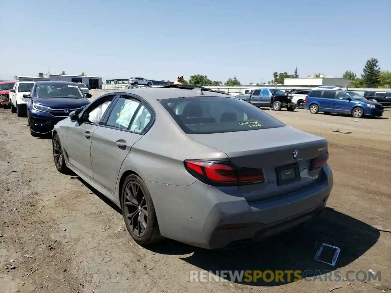 3 Photograph of a damaged car WBA53BJ06NWX46946 BMW 5 SERIES 2022