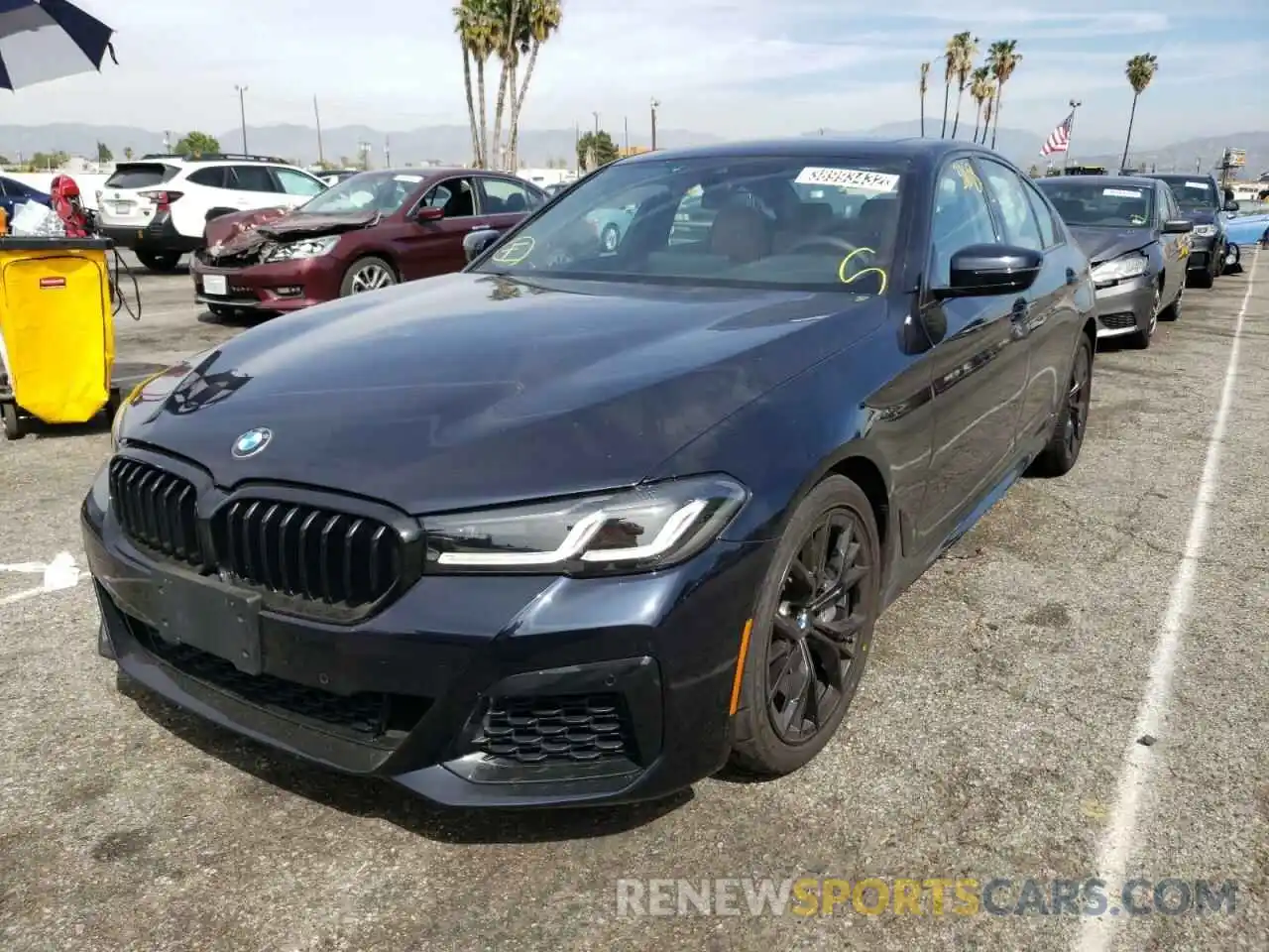 2 Photograph of a damaged car WBA53BJ07NCH92080 BMW 5 SERIES 2022