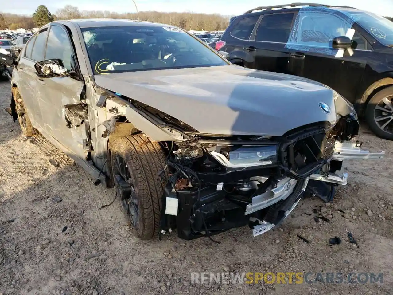 1 Photograph of a damaged car WBA73BJ01NWX51898 BMW 5 SERIES 2022