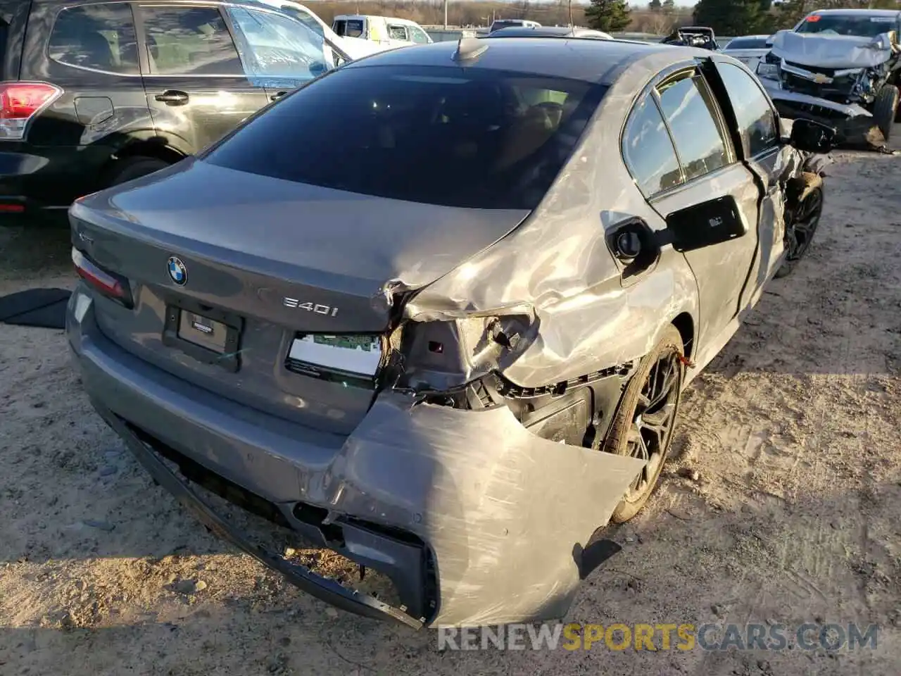 4 Photograph of a damaged car WBA73BJ01NWX51898 BMW 5 SERIES 2022