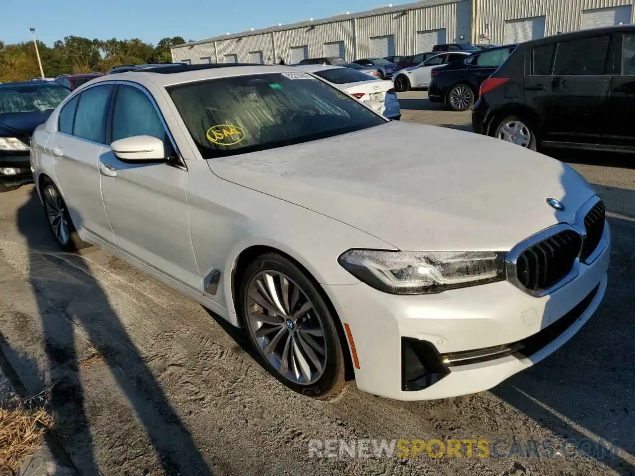 1 Photograph of a damaged car WBA73BJ08NCH82893 BMW 5 SERIES 2022