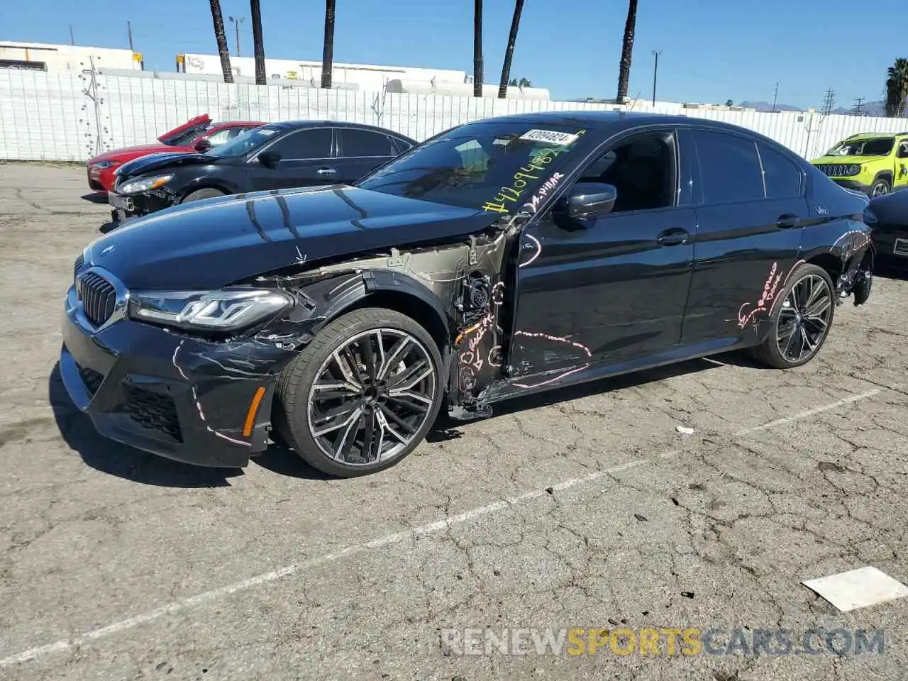 1 Photograph of a damaged car WBA13AG02PCM40444 BMW 5 SERIES 2023