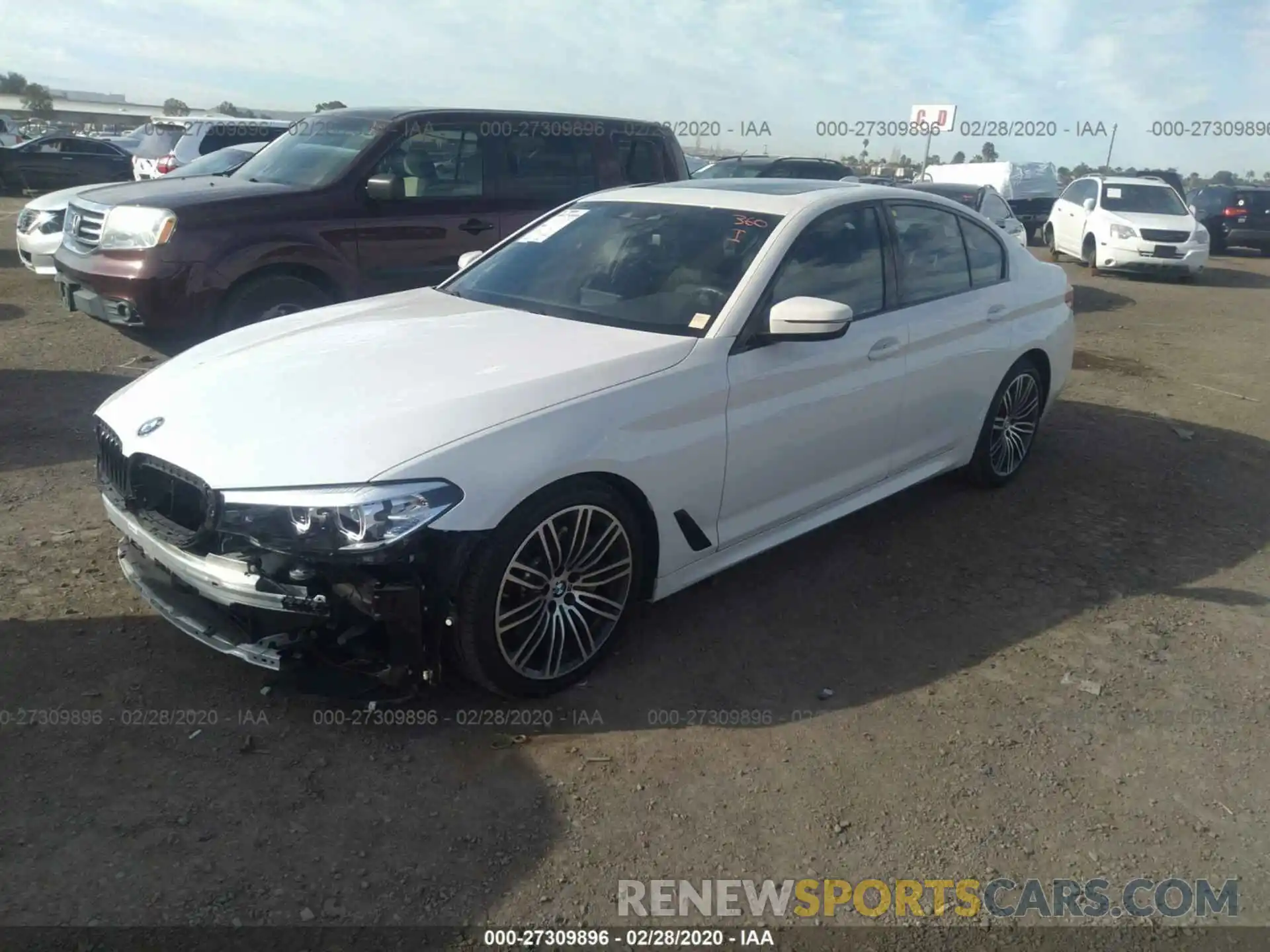 2 Photograph of a damaged car WBAJA5C53KWW04564 BMW 530 2019