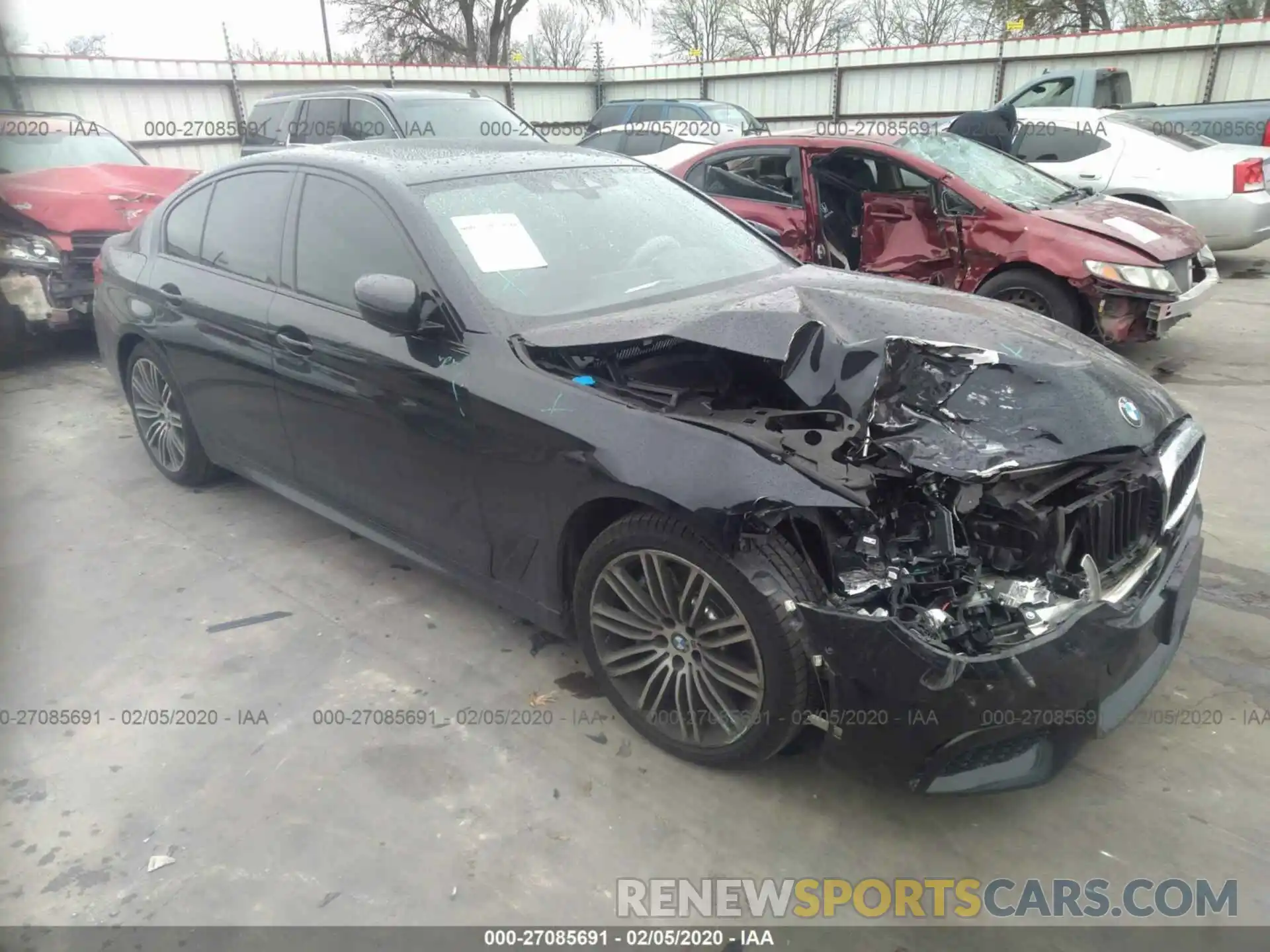 1 Photograph of a damaged car WBAJA5C58KG901100 BMW 530 2019