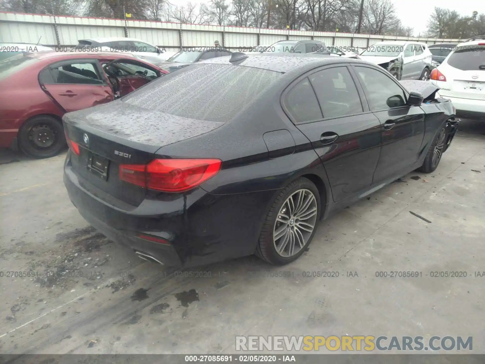 4 Фотография поврежденного автомобиля WBAJA5C58KG901100 BMW 530 2019