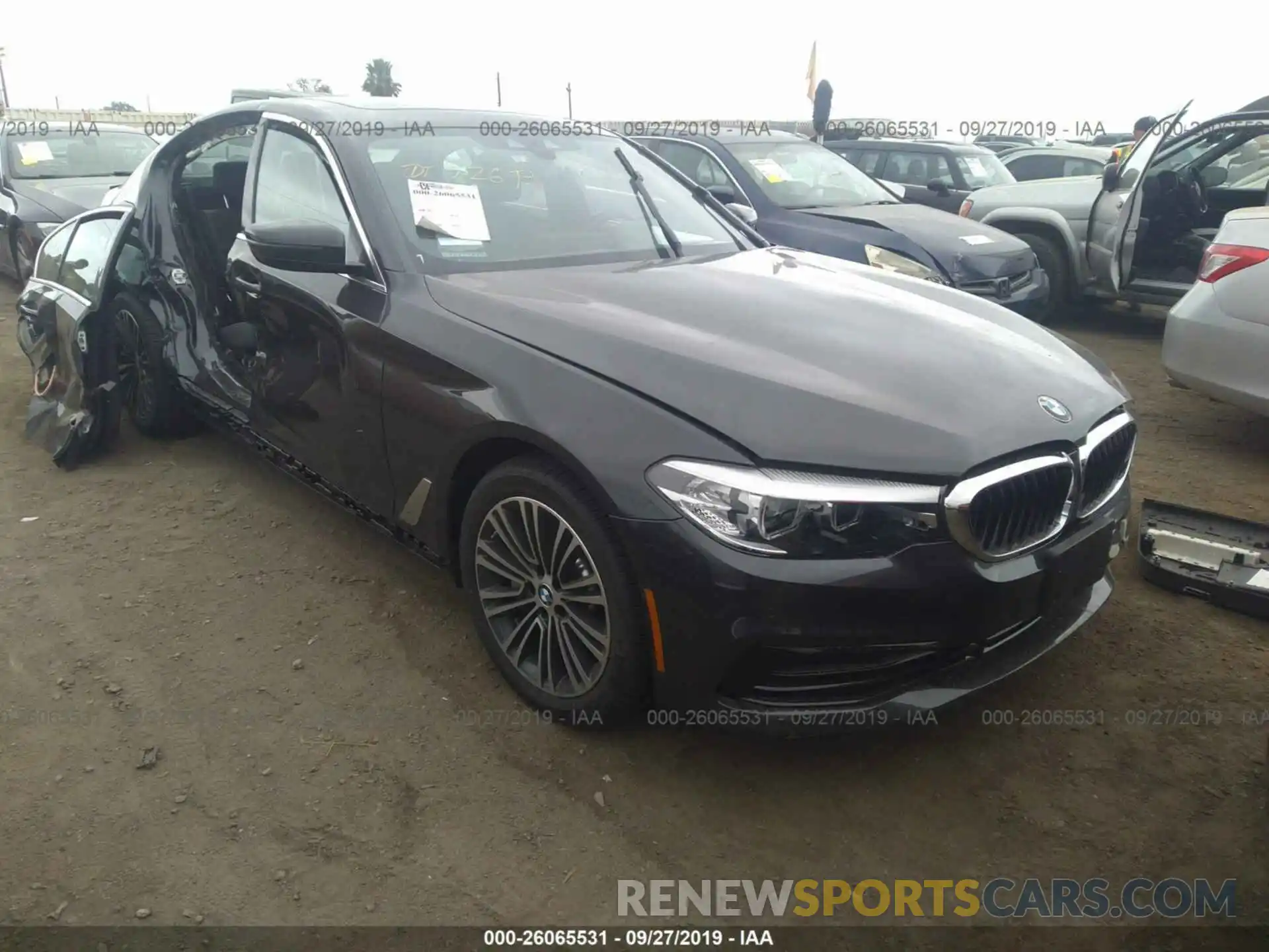 1 Photograph of a damaged car WBAJA5C59KBX87153 BMW 530 2019