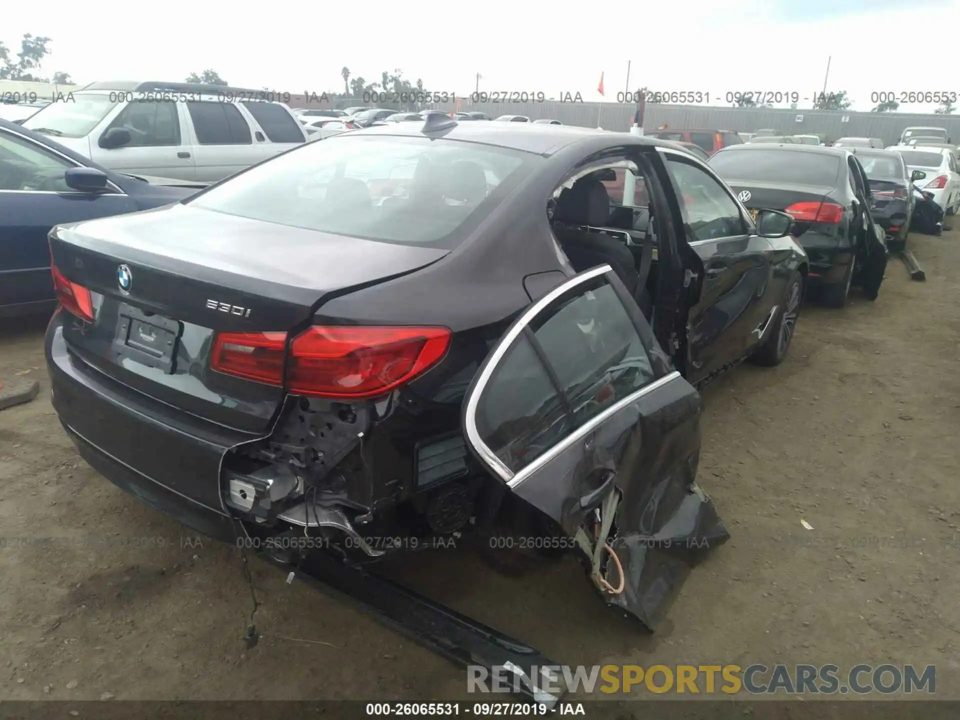 6 Photograph of a damaged car WBAJA5C59KBX87153 BMW 530 2019